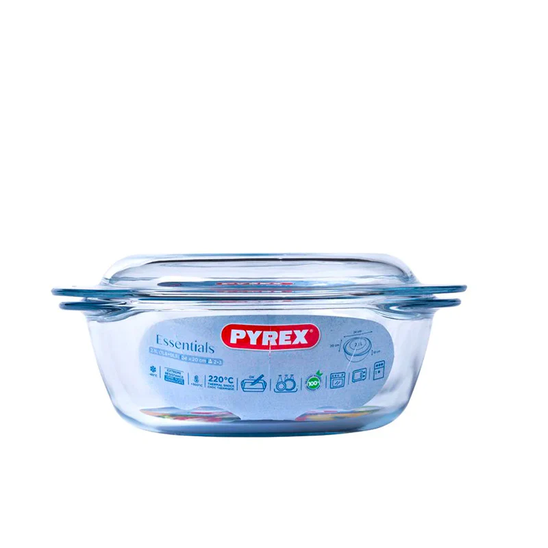 Essential Casseruola Con Coperchio In Vetro Borosilicato - Image 3