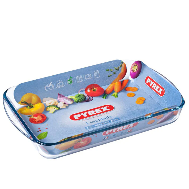 Essentials Teglia Per Lasagna Rettangolare In Vetro Borosilicato - Image 5