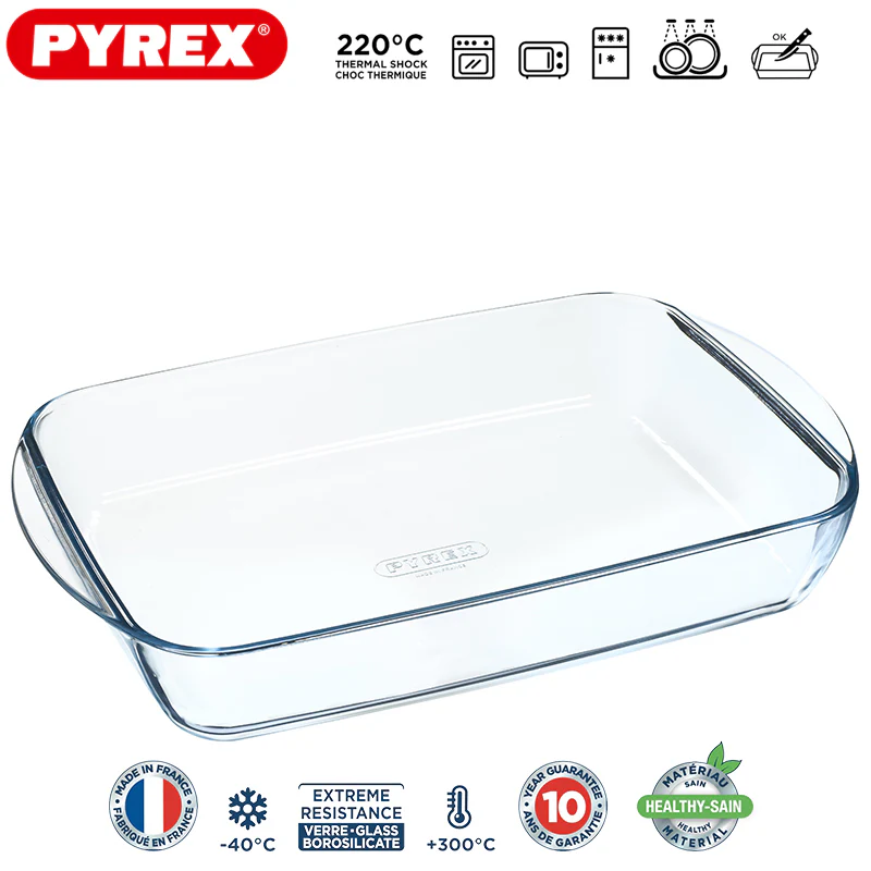 Essentials Teglia Per Lasagna Rettangolare In Vetro Borosilicato - Image 8