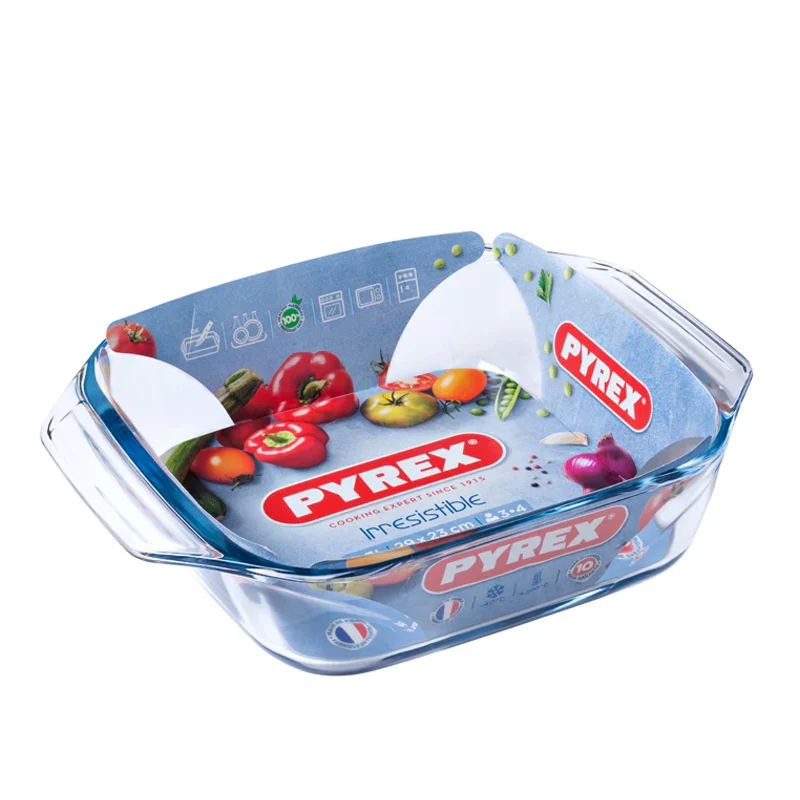 Irresistible Teglia Rettangolare In Vetro Borosilicato