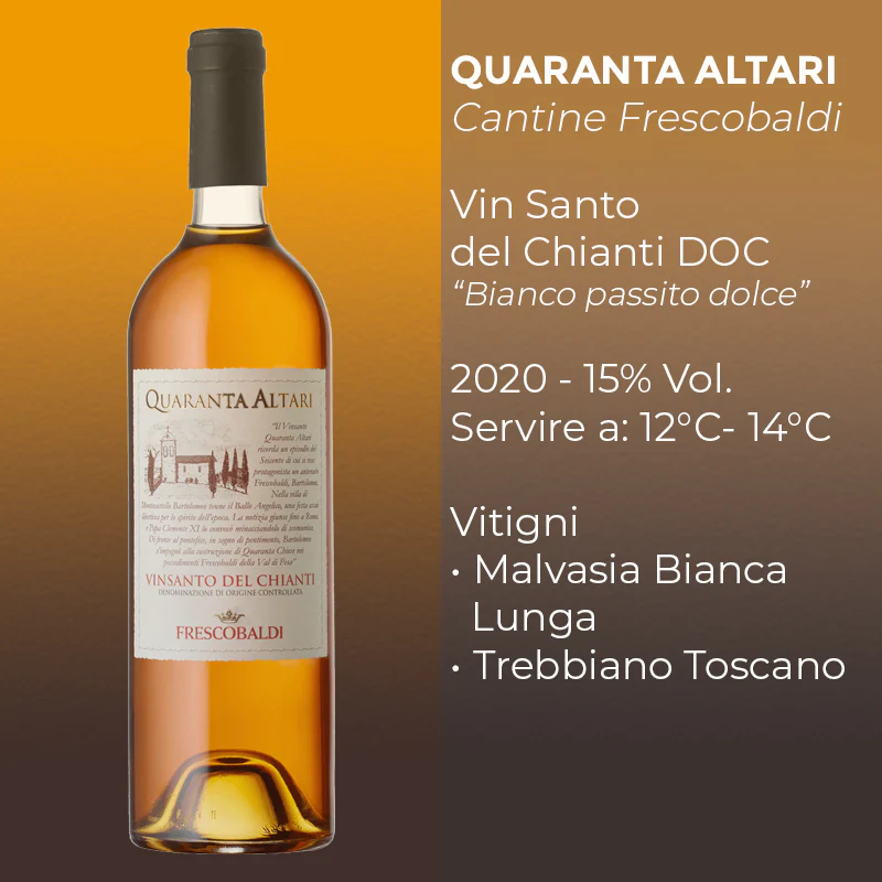 Quaranta Altari Vin Santo Del Chianti DOC 2020 Cantina Frescobaldi - Image 2