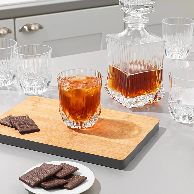 Adagio Set Whisky in Vetro Cristallino - Set 7 Pezzi - Image 2