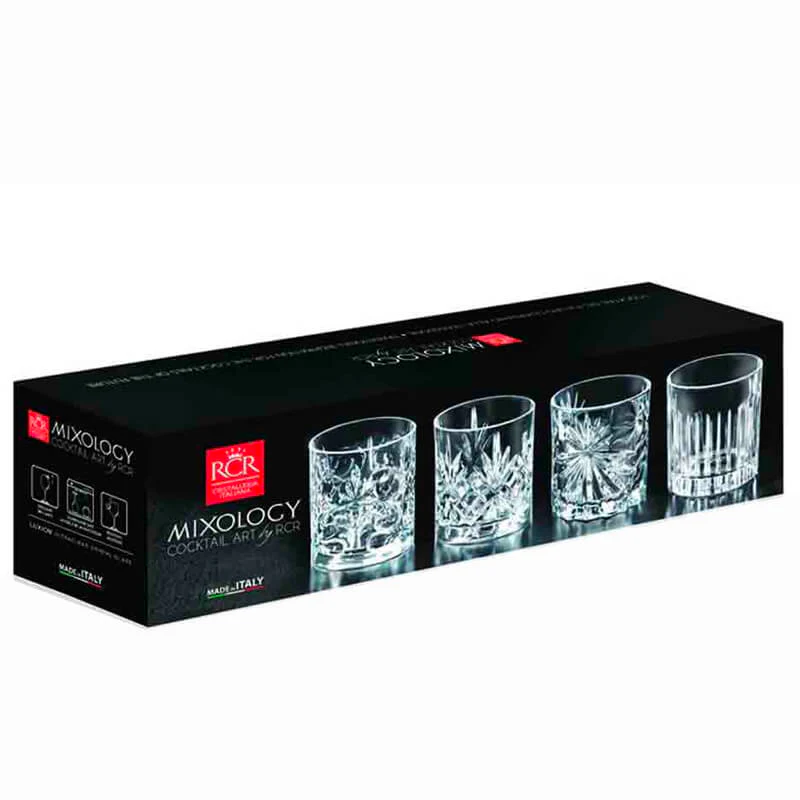 Mixology Bicchieri Cocktail in Vetro - Set 4 Pezzi - Image 4