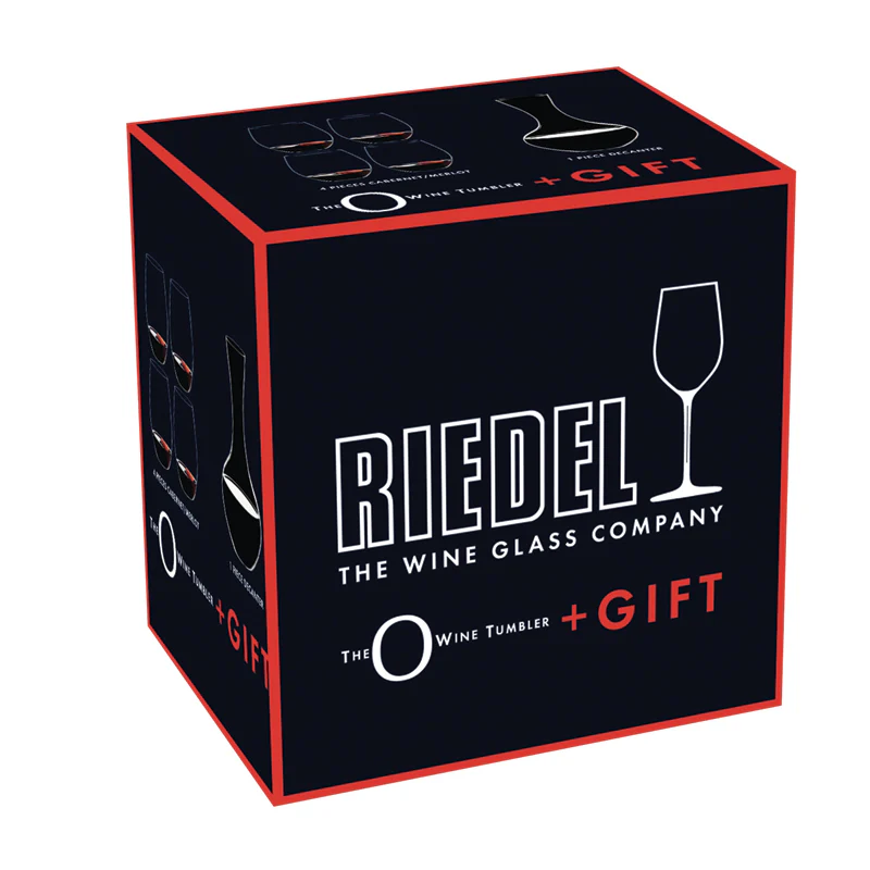 O Gift Set Bicchieri Vino e Decanter Cabernet Merlot in Vetro - Set 5 Pezzi - Image 4