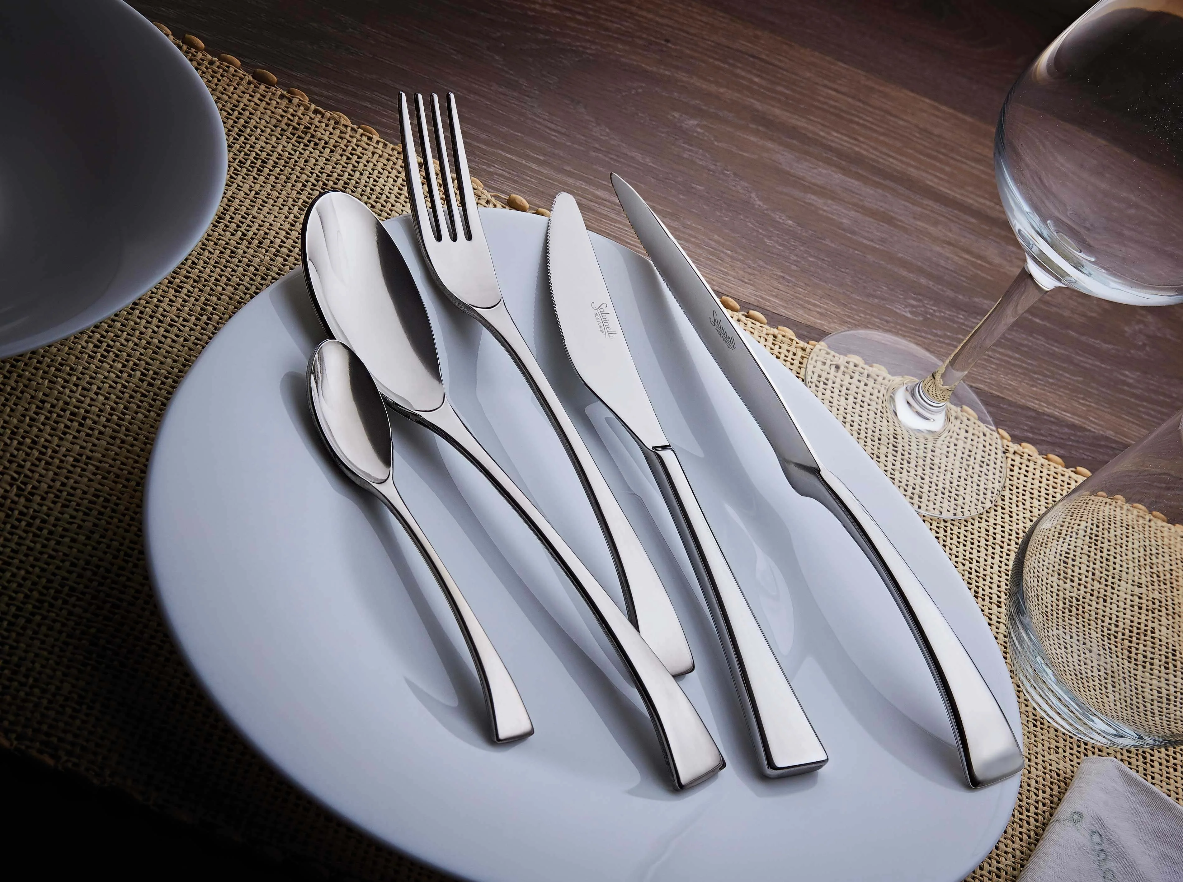 Oceania Coltello Tavola In Acciaio Inox - Set 12 Pz - Image 2