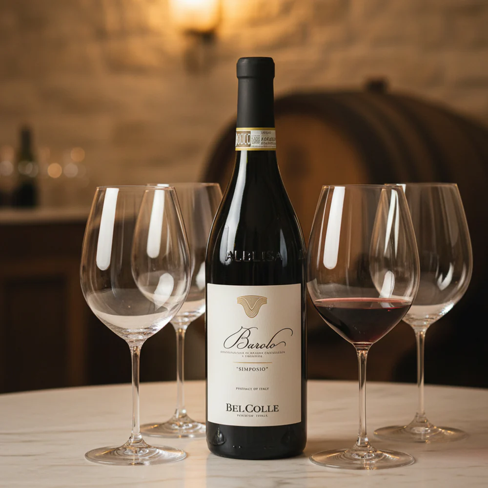 Simposio Barolo DOCG 2021 Magnum + 4 Calici Wine Friendly Riedel 99.5 cl - Image 6