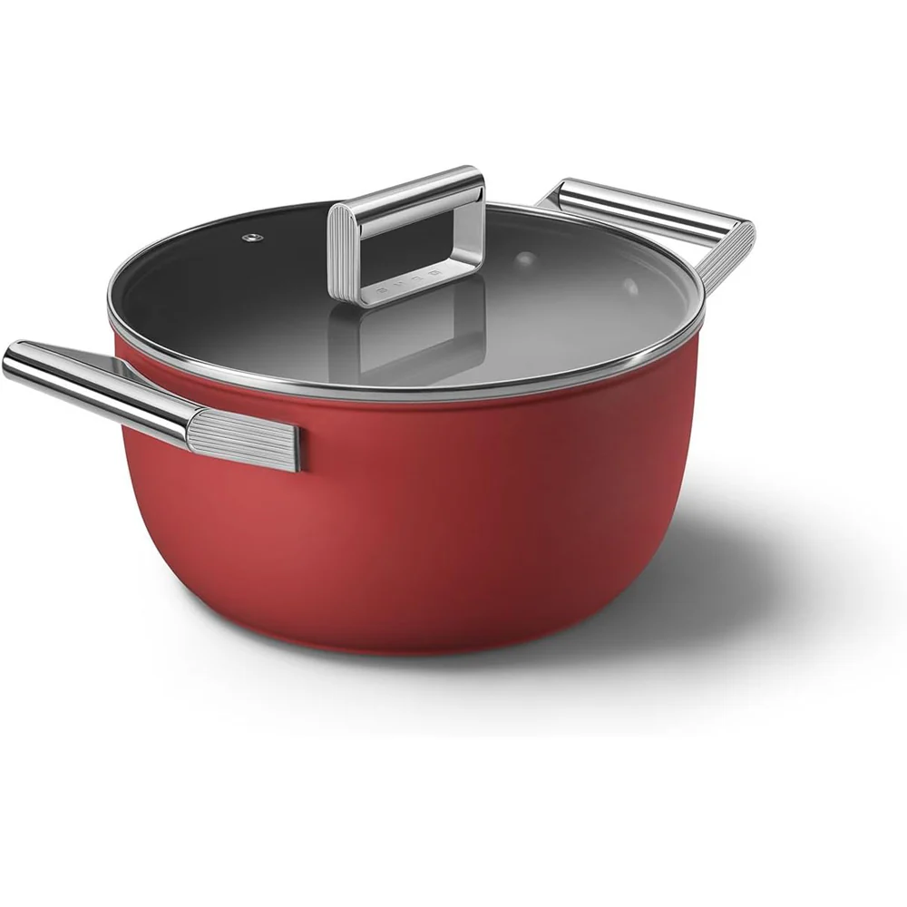 Cookware 50's Style Casseruola Alta Antiaderente Con Coperchio In Alluminio - Image 15