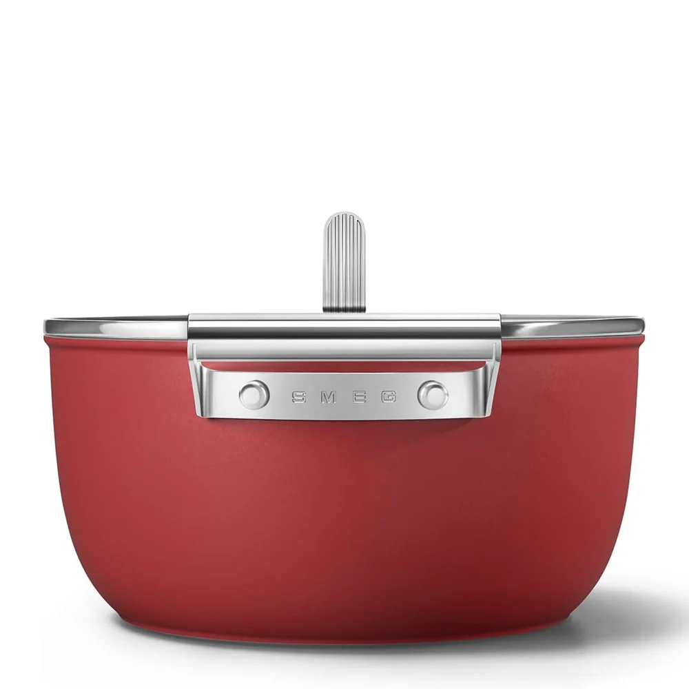 Cookware 50's Style Casseruola Alta Antiaderente Con Coperchio In Alluminio - Image 5