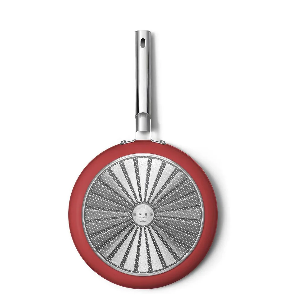 Cookware 50's Style Padella Bassa Antiaderente In Alluminio Con Manico In Acciaio Inox - Image 9