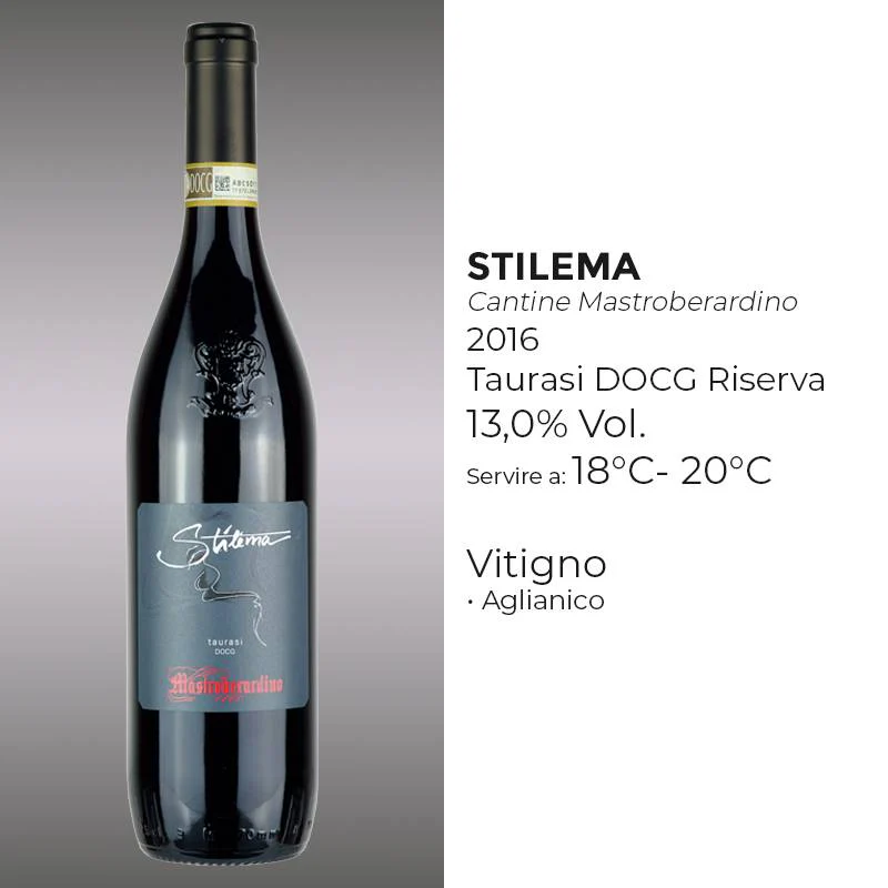 Stilema Taurasi DOCG 2016 Cantine Mastroberardino - Image 2