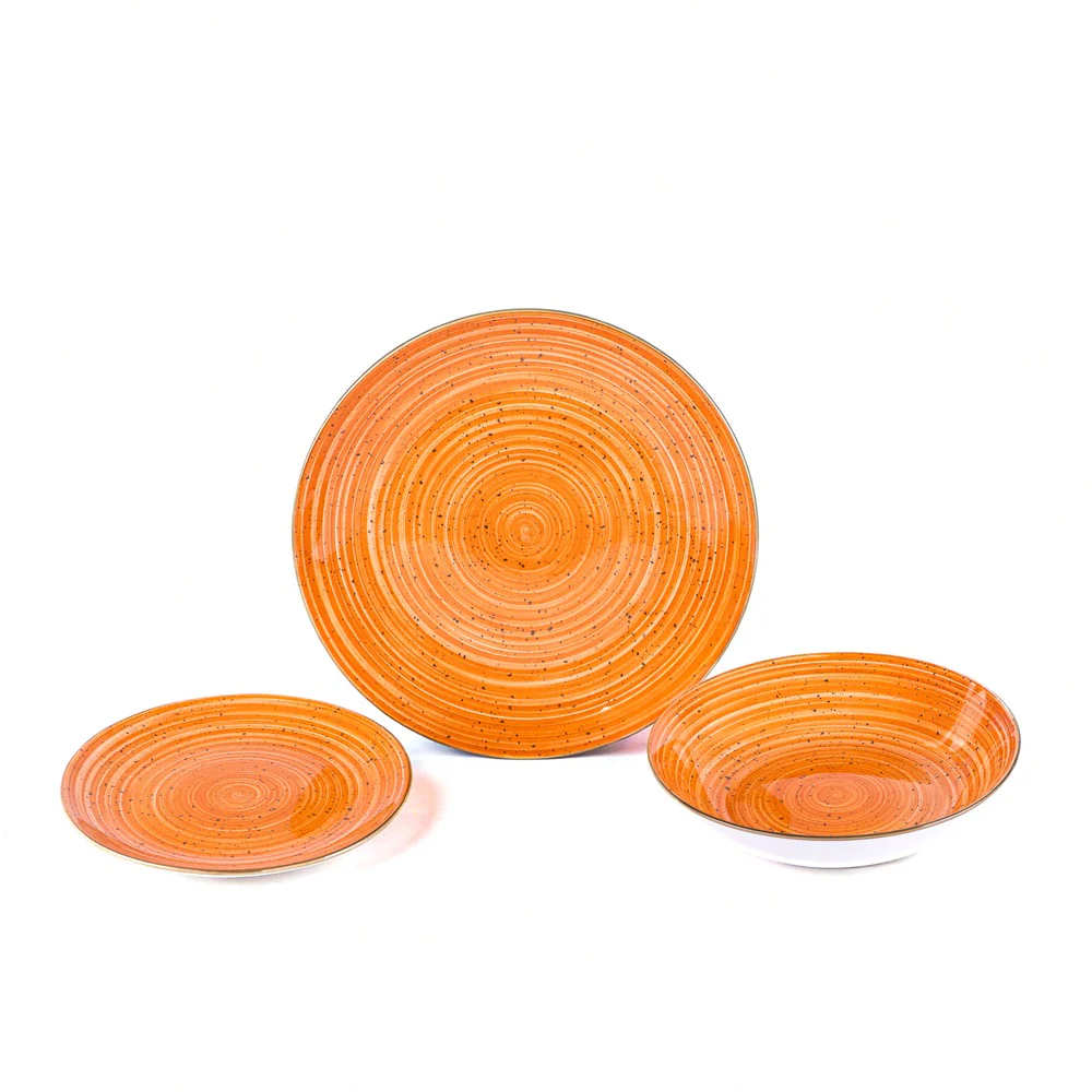 Madison Kaleido Servizio Piatti In Porcellana - Set 18 Pz - Image 4