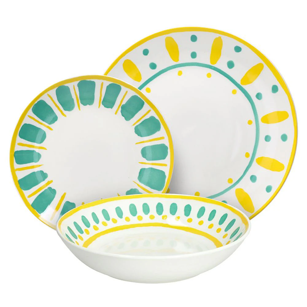 Madison Vietri Servizio Piatti In Porcellana Decorata - Set 18 Pz - Image 10