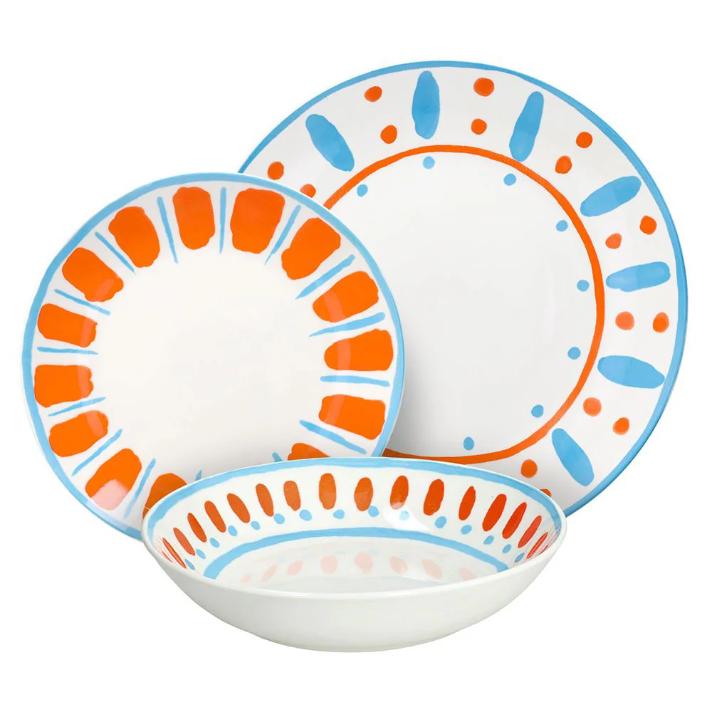 Madison Vietri Servizio Piatti In Porcellana Decorata - Set 18 Pz - Image 8