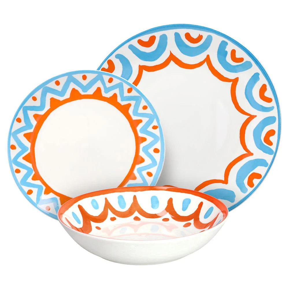 Madison Vietri Servizio Piatti In Porcellana Decorata - Set 18 Pz - Image 9