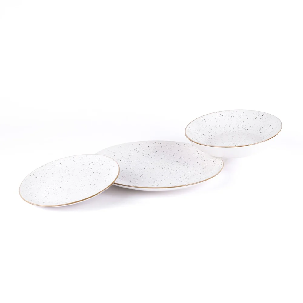 Metropolis Pepper Bamboo Servizio Piatti In Porcellana - Set 18 Pz - Image 12