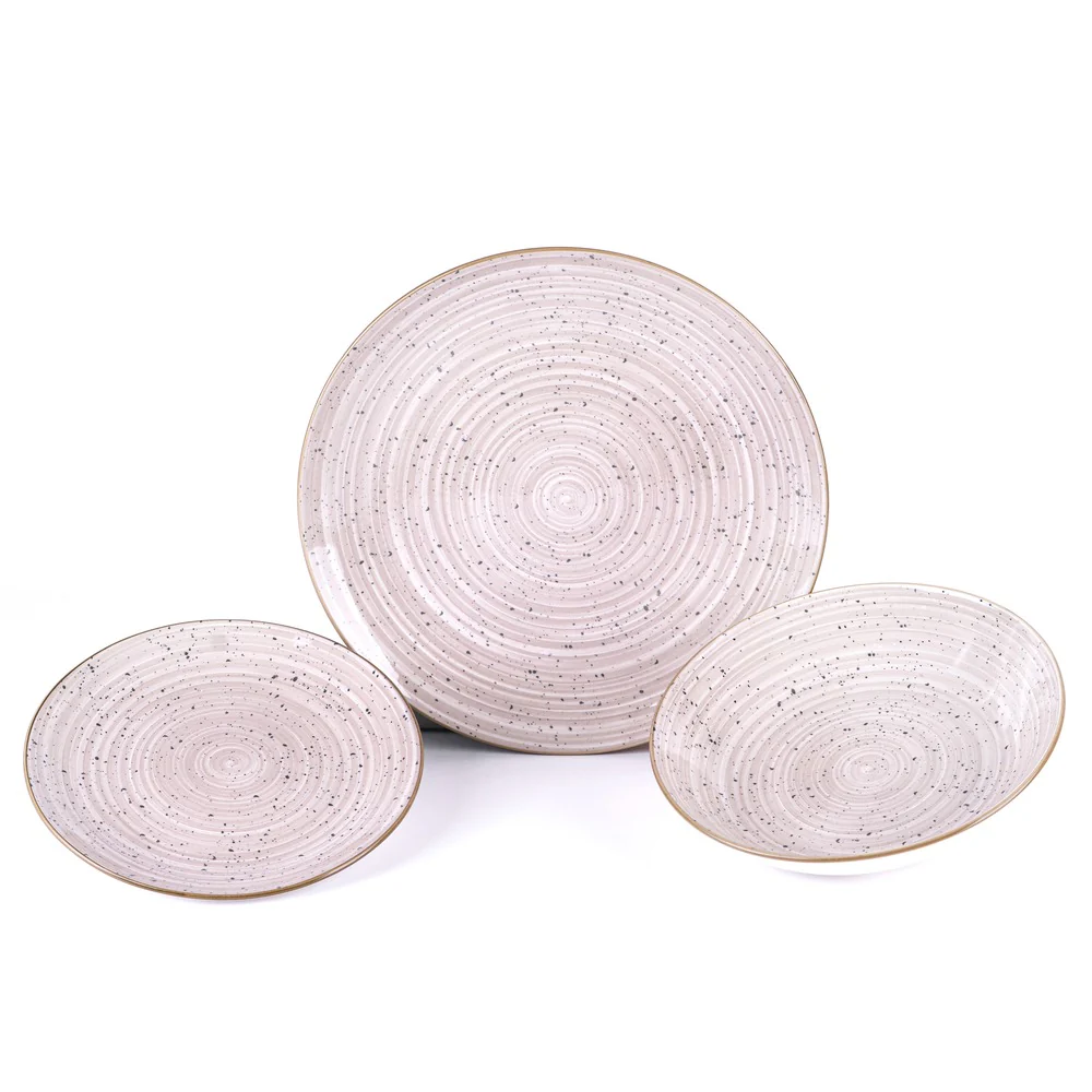 Metropolis Pepper Bamboo Servizio Piatti In Porcellana - Set 18 Pz - Image 16