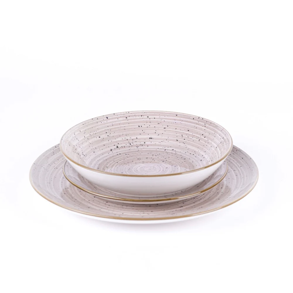 Metropolis Pepper Bamboo Servizio Piatti In Porcellana - Set 18 Pz - Image 18