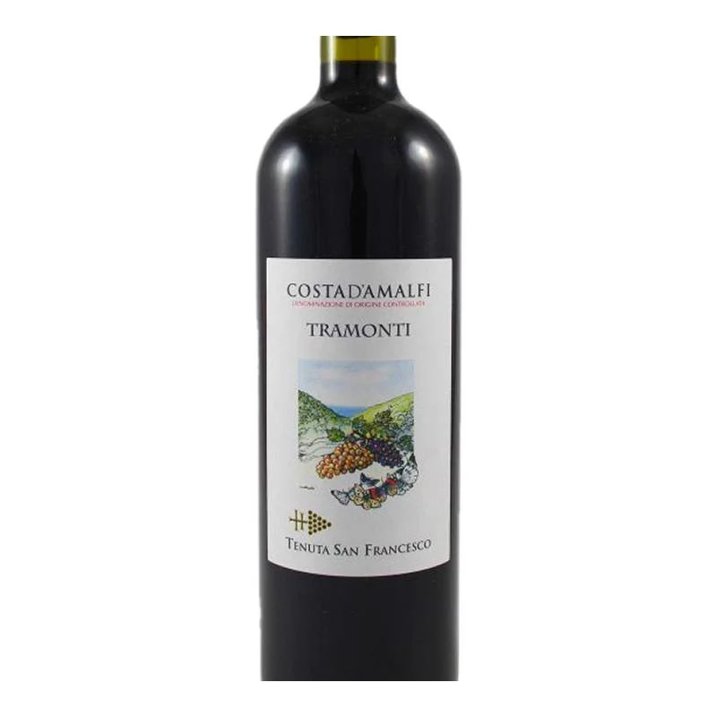 Tramonti Rosso Costa D'Amalfi DOC 2022 Tenuta San Francesco - Image 3