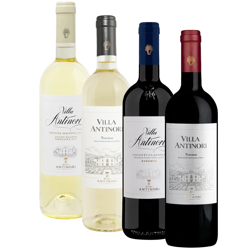 Villa Antinori Degustazione Cantine Marchesi Antinori  - Set 4 Bottiglie