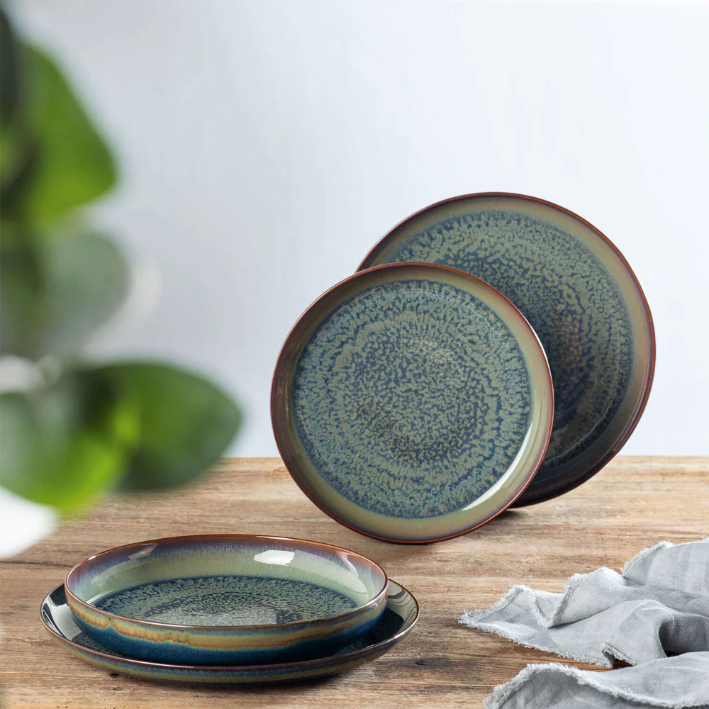 Crafted Breeze Servizio Tavola In Porcellana Set 4 Pz - Image 2
