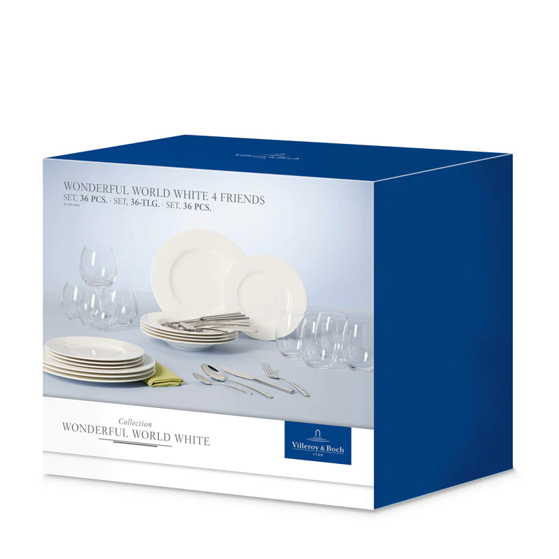 Wonderful Word Servizio Tavola Per 4 Persone - Set 36 Pz - Image 3