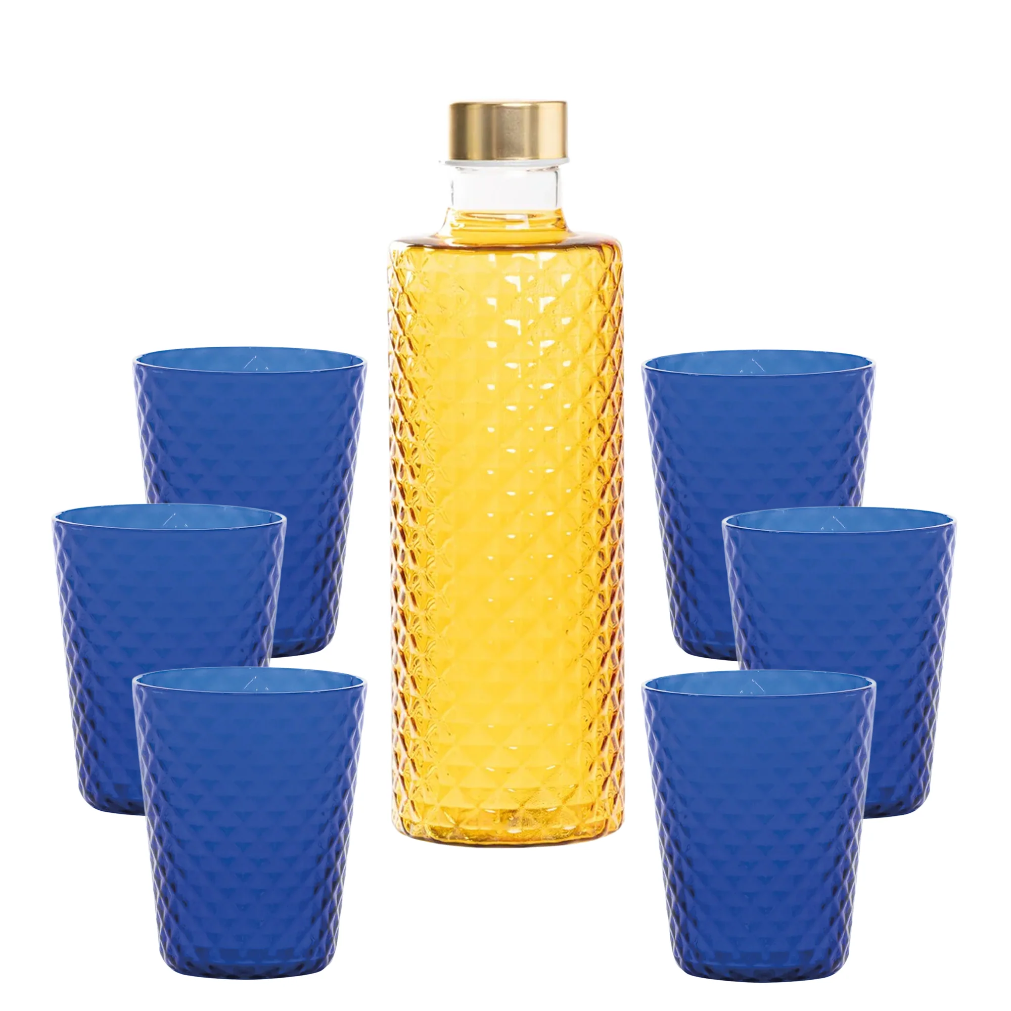 Isolano Set Bicchieri e Bottiglia In Vetro Borosilicato - Set 7 Pz - Image 15