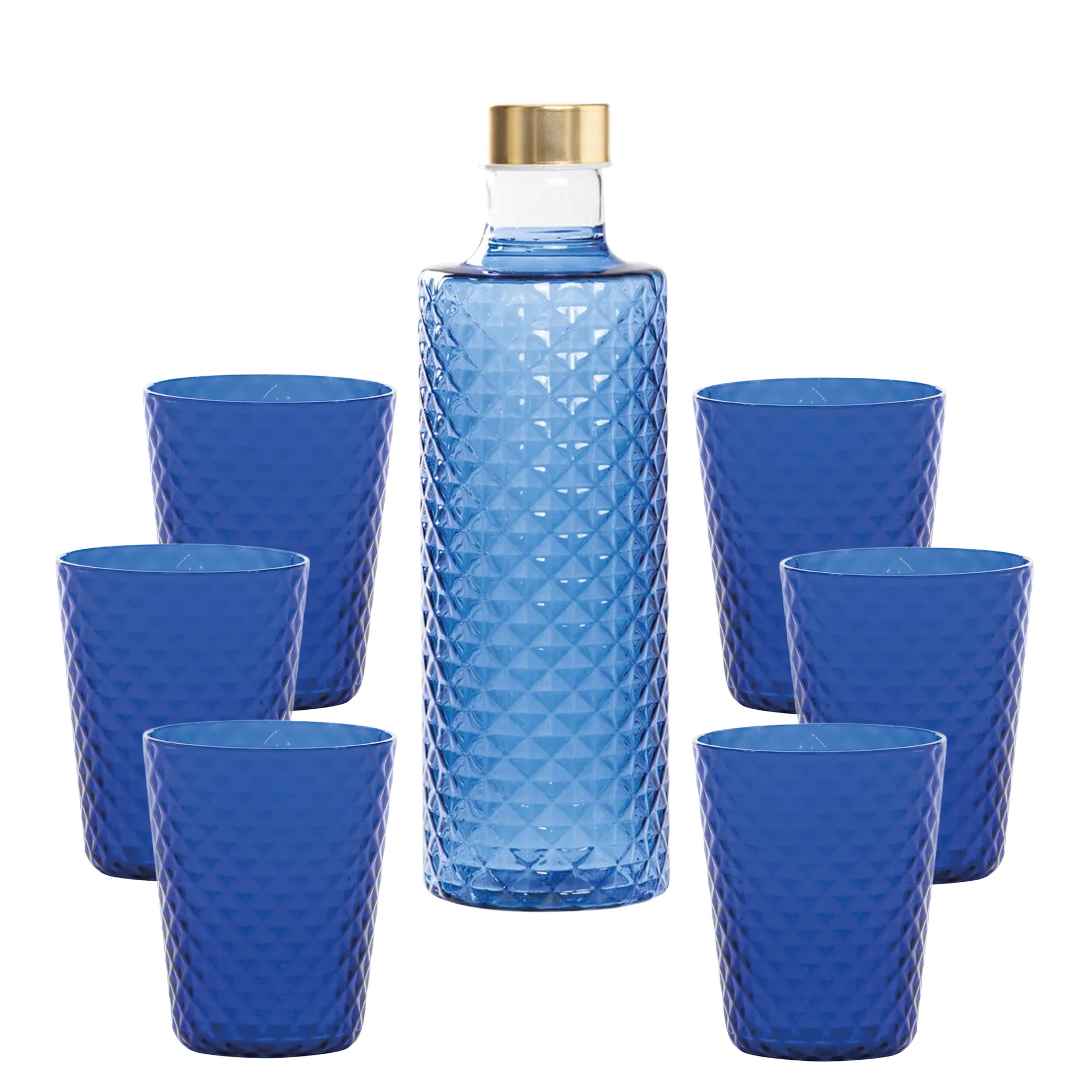 Isolano Set Bicchieri e Bottiglia In Vetro Borosilicato - Set 7 Pz - Image 16