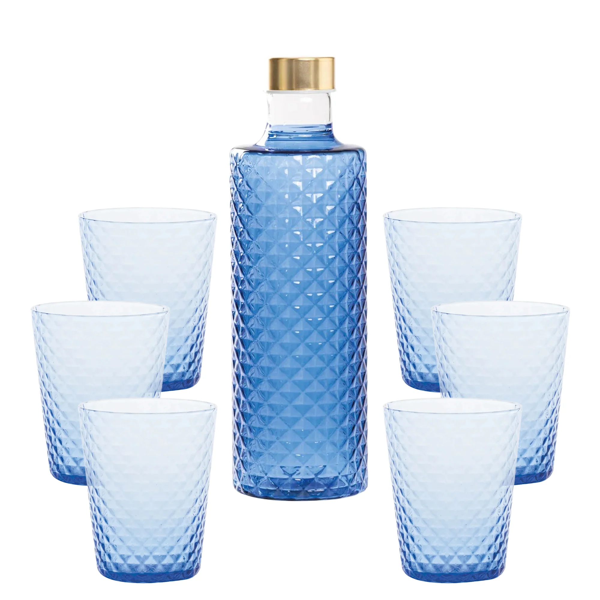 Isolano Set Bicchieri e Bottiglia In Vetro Borosilicato - Set 7 Pz - Image 26