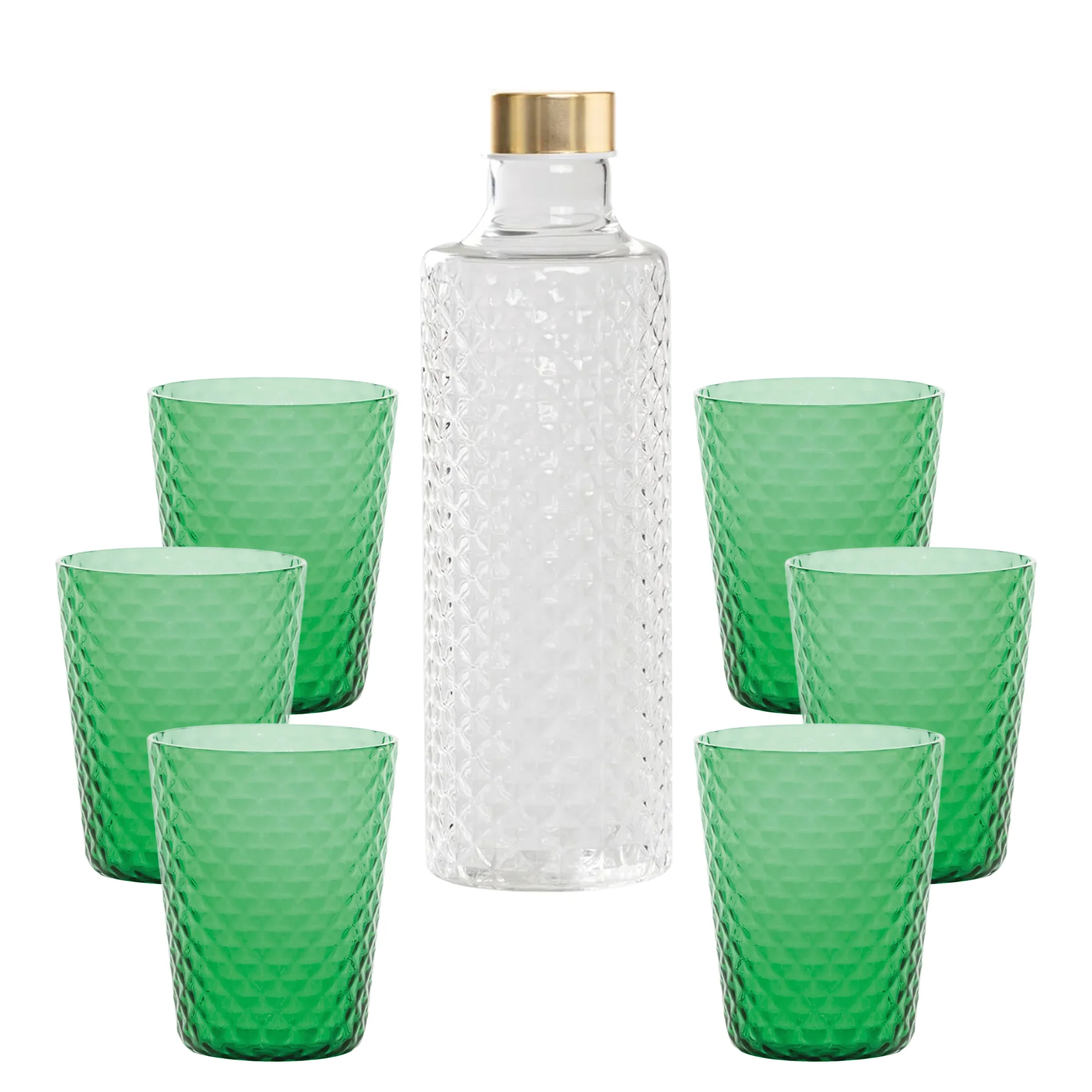 Isolano Set Bicchieri e Bottiglia In Vetro Borosilicato - Set 7 Pz - Image 27