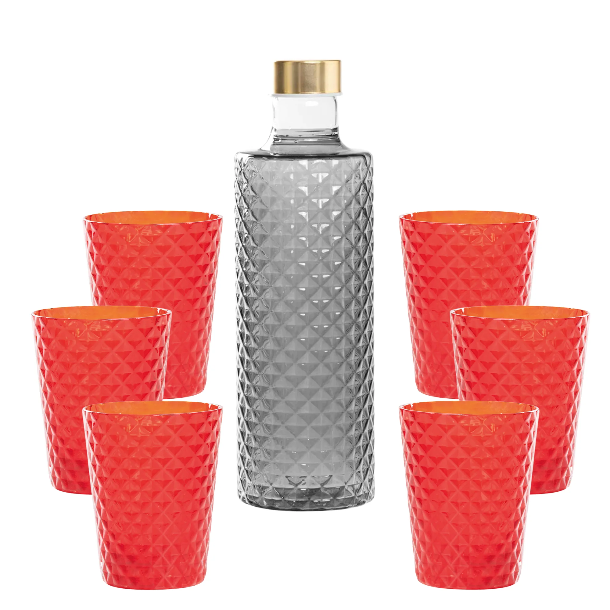 Isolano Set Bicchieri e Bottiglia In Vetro Borosilicato - Set 7 Pz - Image 38