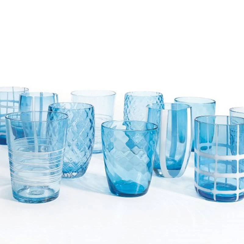 Melting Pot Bicchiere Acqua in Vetro - Set 6 Pezzi - Image 12
