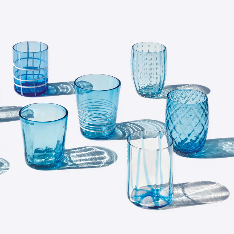 Melting Pot Bicchiere Acqua in Vetro - Set 6 Pezzi - Image 13