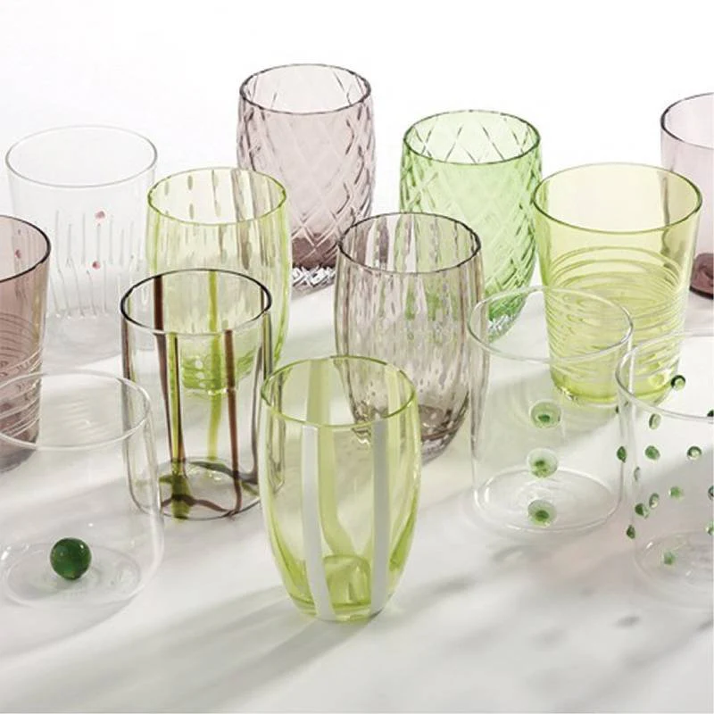 Melting Pot Bicchiere Acqua in Vetro - Set 6 Pezzi - Image 14