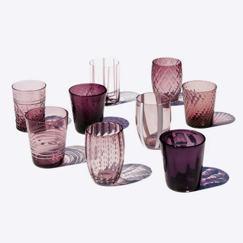 Melting Pot Bicchiere Acqua in Vetro - Set 6 Pezzi - Image 17