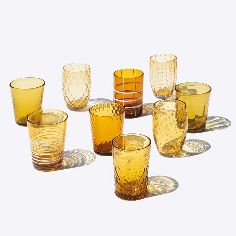 Melting Pot Bicchiere Acqua in Vetro - Set 6 Pezzi - Image 20