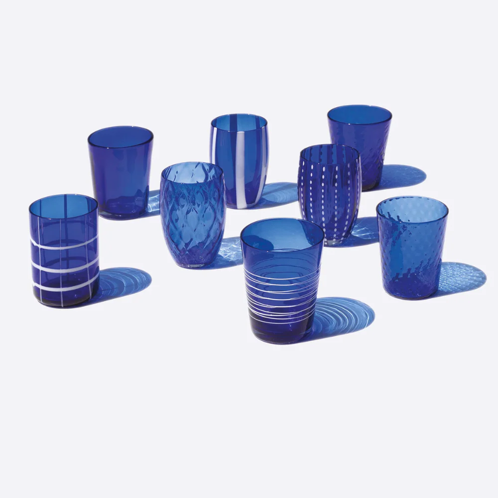 Melting Pot Bicchiere Acqua in Vetro - Set 6 Pezzi - Image 29