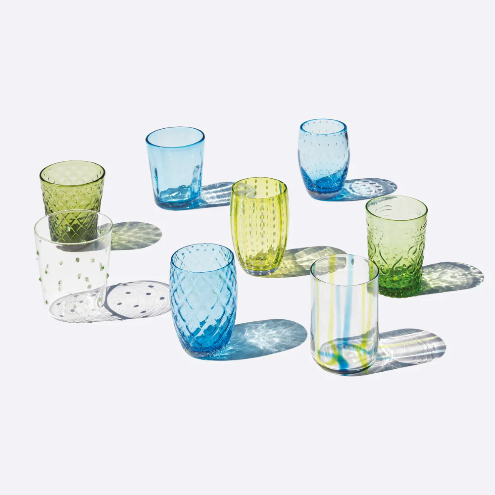 Melting Pot Bicchiere Acqua in Vetro - Set 6 Pezzi - Image 30