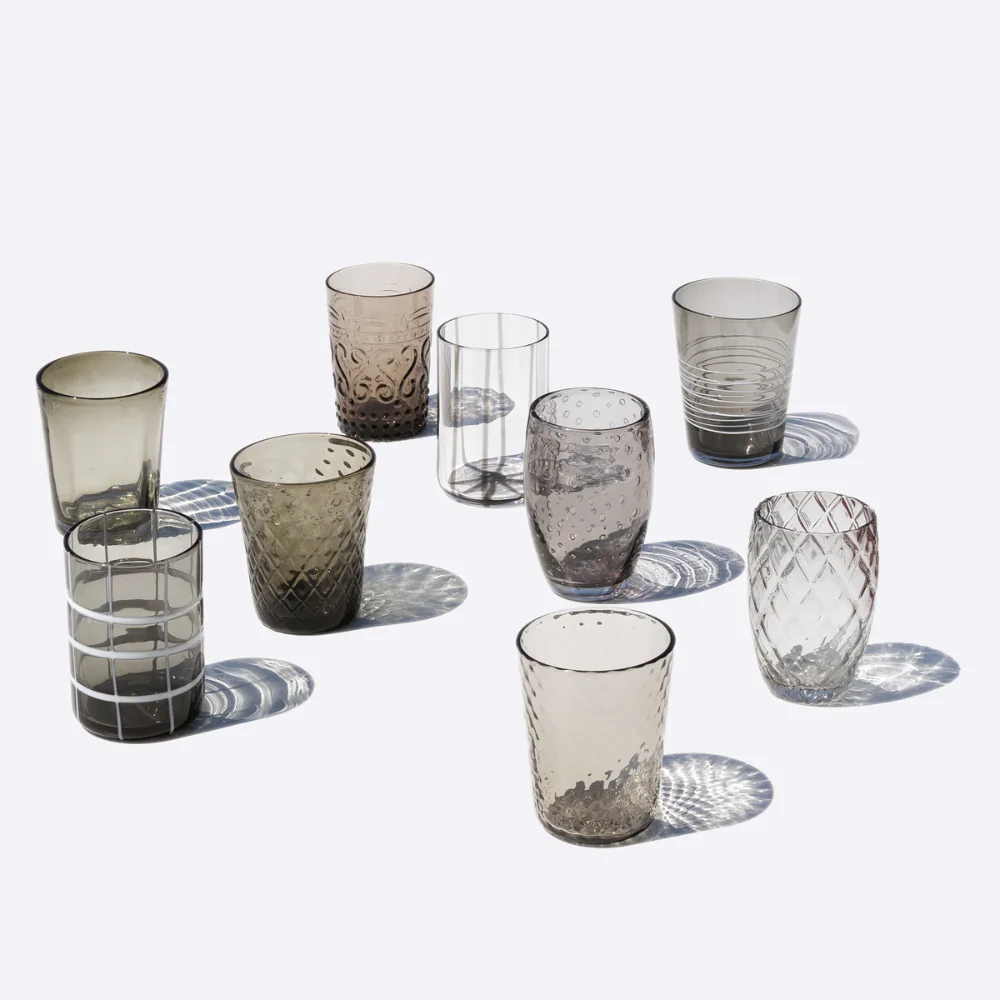 Melting Pot Bicchiere Acqua in Vetro - Set 6 Pezzi - Image 32
