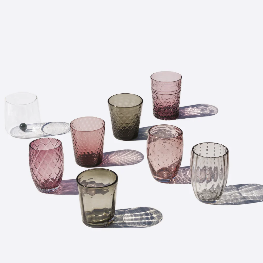 Melting Pot Bicchiere Acqua in Vetro - Set 6 Pezzi - Image 35
