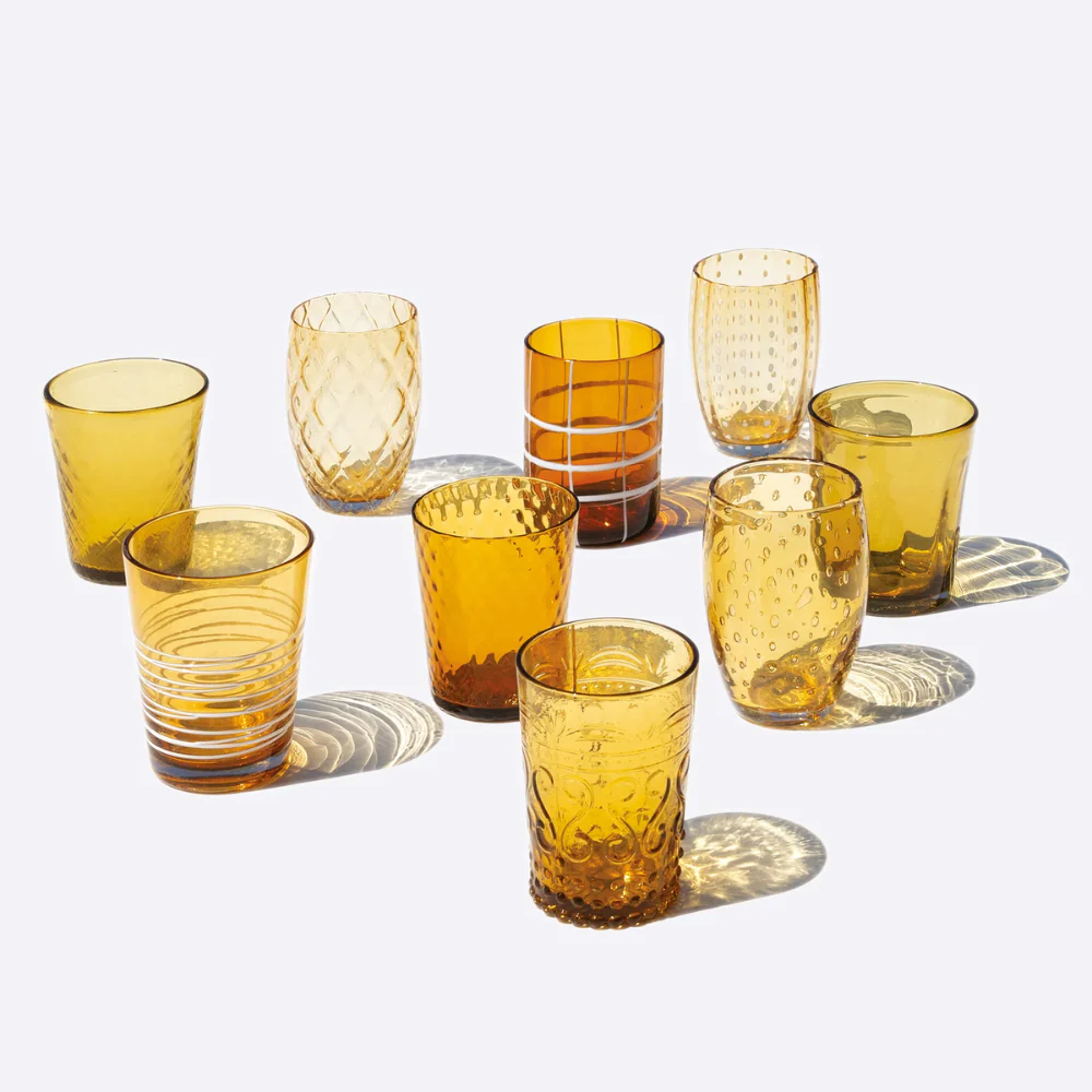 Melting Pot Bicchiere Acqua in Vetro - Set 6 Pezzi - Image 39