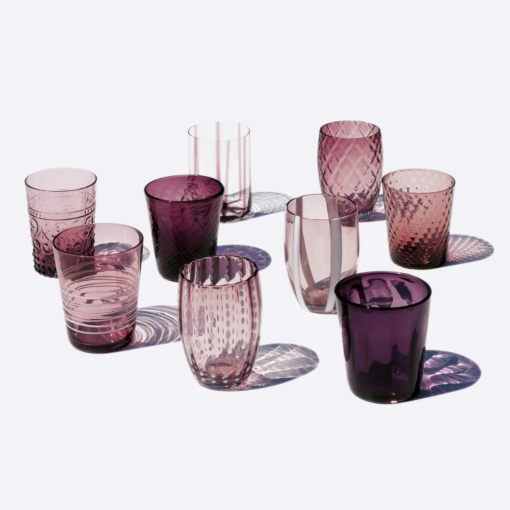 Melting Pot Bicchiere Acqua in Vetro - Set 6 Pezzi - Image 41