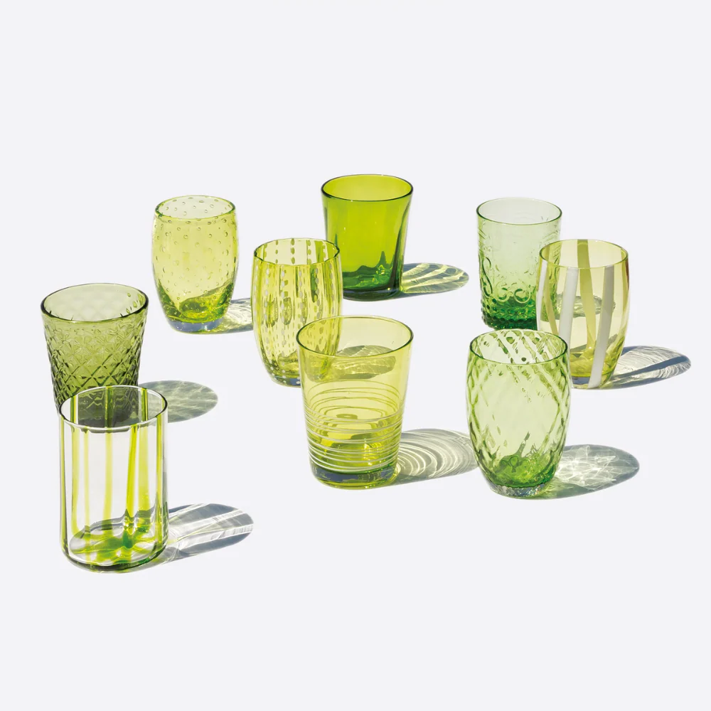 Melting Pot Bicchiere Acqua in Vetro - Set 6 Pezzi - Image 42