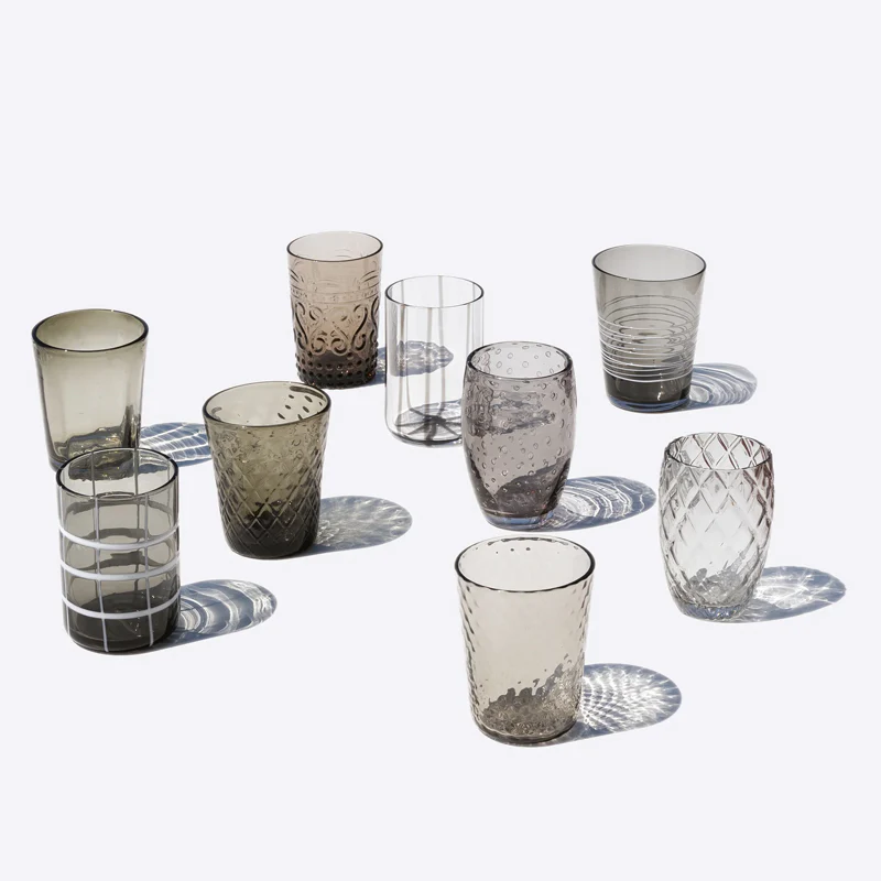 Melting Pot Bicchiere Acqua in Vetro - Set 6 Pezzi - Image 5