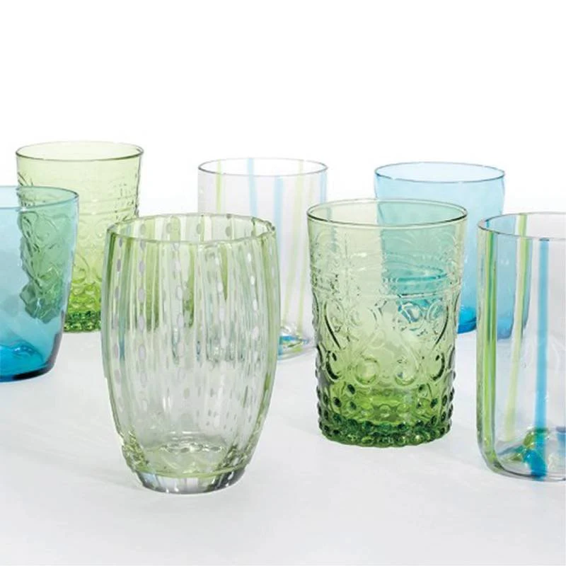 Melting Pot Bicchiere Acqua in Vetro - Set 6 Pezzi - Image 8