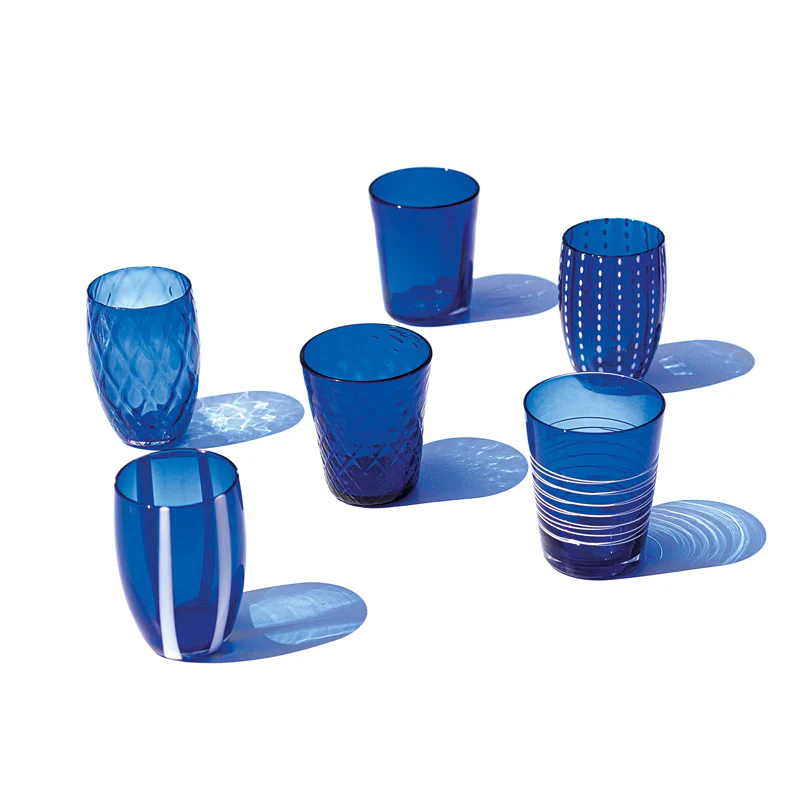 Melting Pot Bicchiere Acqua in Vetro - Set 6 Pezzi - Image 9