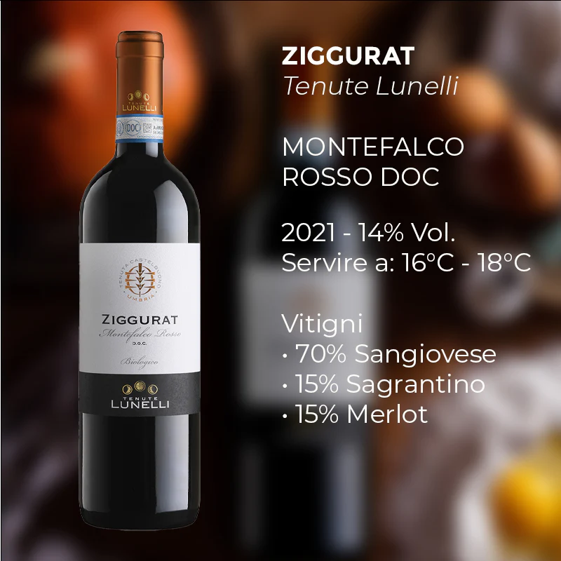 Ziggurat Montefalco Rosso DOC 2021 Tenute Lunelli - Image 2