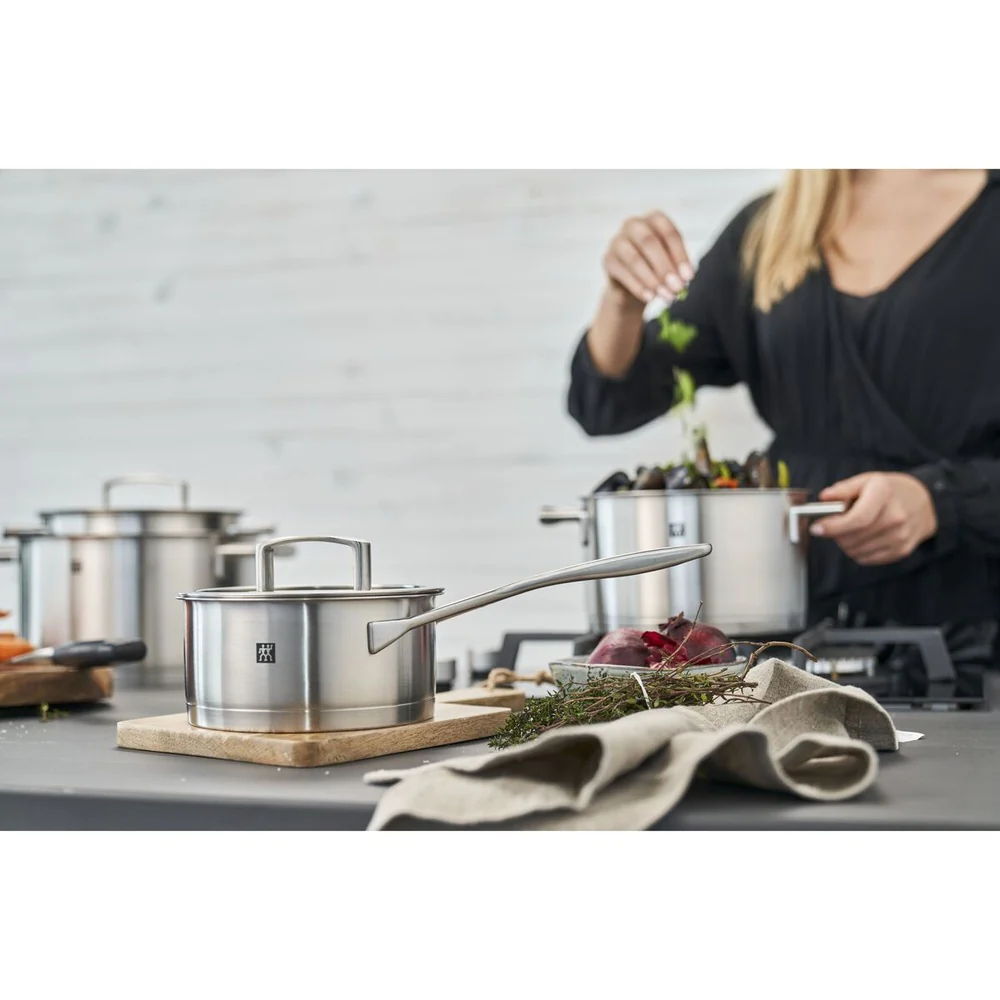 Vitality Batteria Pentole In Acciaio Inox 18/10 - Set 5 Pz - Image 2