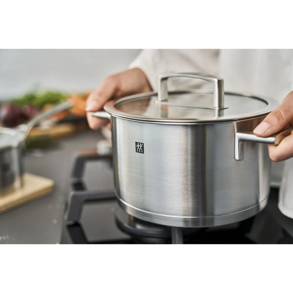 Vitality Batteria Pentole In Acciaio Inox 18/10 - Set 5 Pz - Image 3